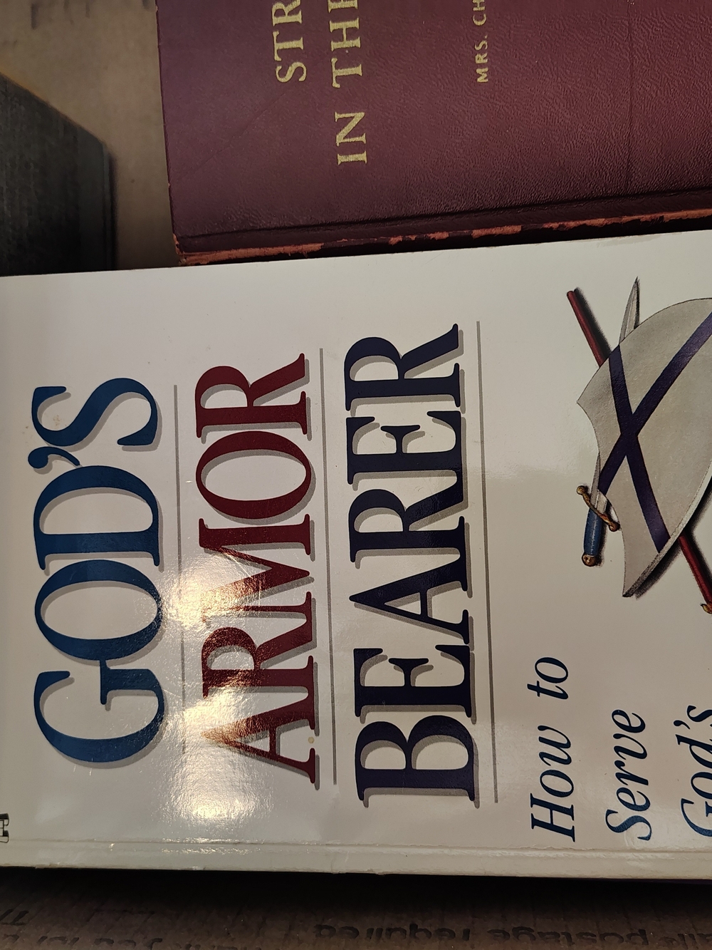 God's Armor Bearer Hardcover Book - White/Cream Cover